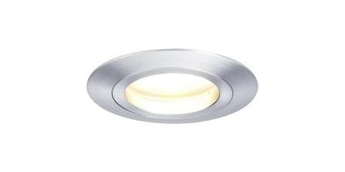 Spot LED encastrable LED intégrée Paulmann Coin 92824 blanc chaud 7 W aluminium