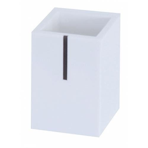 MSV 140357 Dubai Porte-Brosse à Dents Polyresin Blanc 30 x 20 x 15 cm