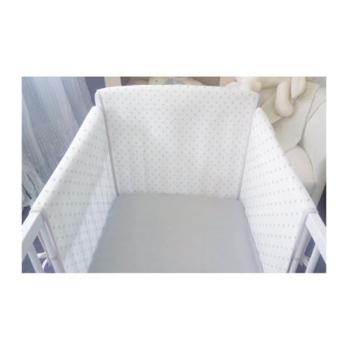 LILOU MIAKA Tour de lit Safe Cocoon Étoile - Gris