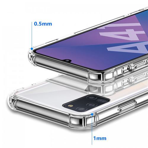 Kokio Coque pour Samsung Galaxy A41 avec 2 Verre Trempé Protection