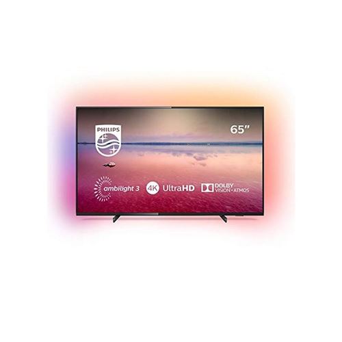Philips 65PUS6704 - Classe 65 6700 Series TV LED - Smart TV - 4K UHD (2160p) 3840 x 2160 - HDR - noir brillant