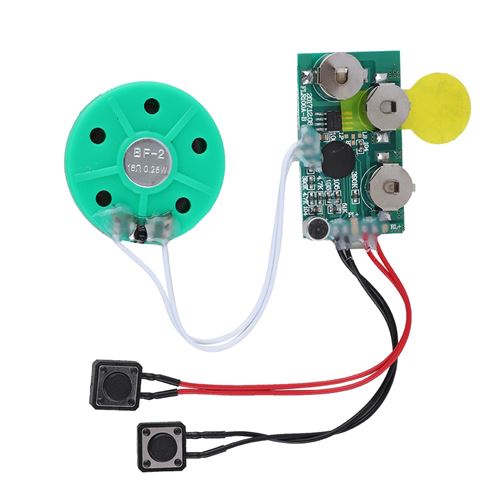 Carte de voeux vocale bricolage Puce 4 minutes enregistrable Voice pour les vacances