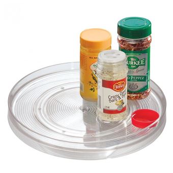 IDesign Linus Plateau Tournant, Moyenne Étagère Tournante En Plastique