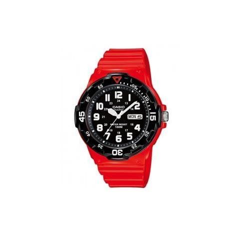 Casio Hommes Analogique Quartz Montre avec Bracelet en r&eacute;sine MRW-200HC-4