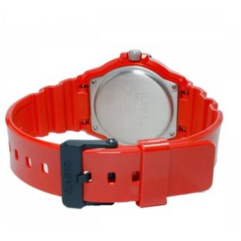 Montre CASIO MRW-200HC-4BVDF Homme - Quartz - Boîtier Résine Rouge 45mm - Étanche 100m - Neuve Avec étiquettes
