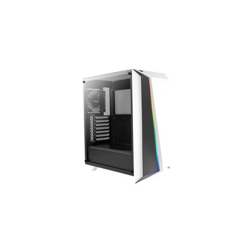 Boîtier ATX semi-tour Aerocool CYLONPROWG RGB USB 3.0 Blanc