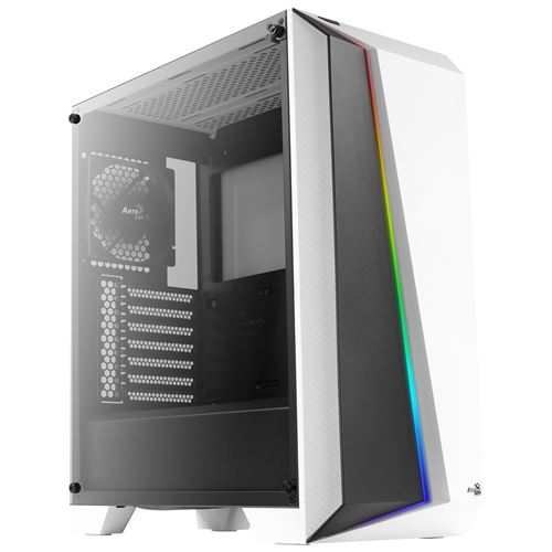 Aerocool CYLONPROWG Midi Tower Blanc