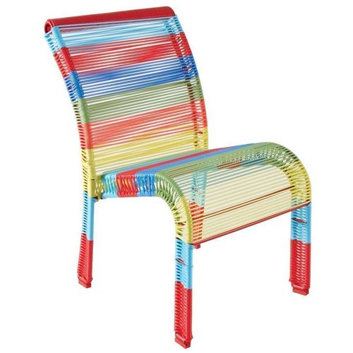 Aubry Gaspard - Chaise enfant en polyrésine multicolore