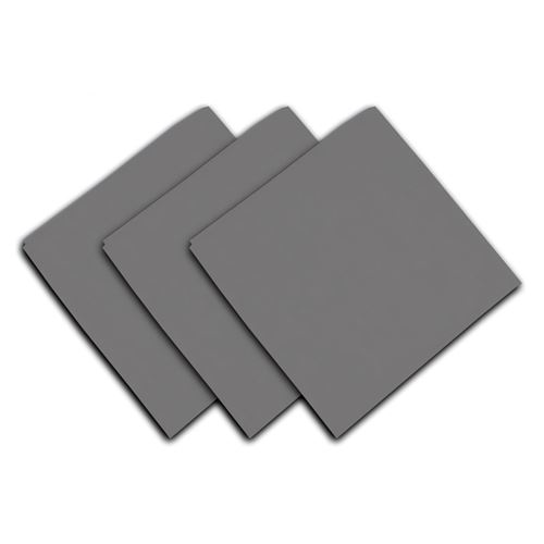 Lot de 3 serviettes en coton 45x45 cm PANAMA gris