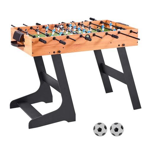 VEVOR Table de Baby-foot Pliable Taille Standard 106,5 cm pour