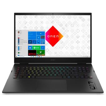PC Portable HP 17-ck0000nf - 46Z80EA 17.3 FHD Intel Core i9-11900H 32Go RAM DDR4 1To SSD Win 11 Noir - 1