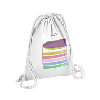 DILUSILK Un Sac De Gym En Polyéthylène Noir Avec Cordon De