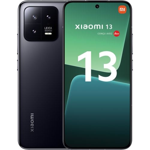 Smartphone Xiaomi 13 2211133G 6.3 FHD+ Qualcomm Snapdragon 8 Gen 2 8Go 256Go Android 13 Noir