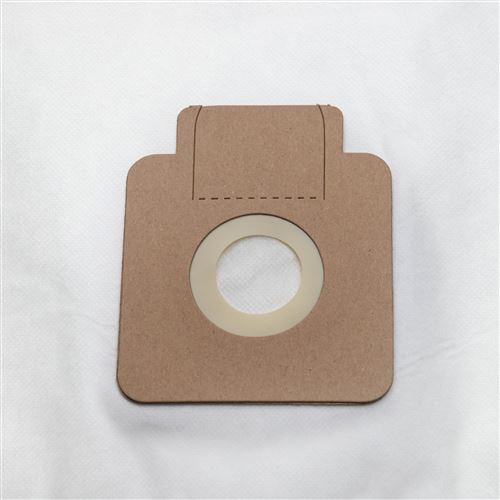 vhbw 10x Sacs compatible avec Hoover BV71_BV20021, BV71_BV30011, BV71_BV20011 aspirateur - microfibre non tissée, 23,7cm x 26,8cm blanc