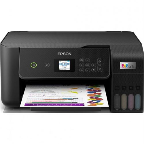 Epson EcoTank ET-2825 - Multifunctionele printer - kleur - inktjet - hervulbaar - A4 (doorsnede) - maximaal 10 ppm (printend) - 100 vellen - Wi-Fi, USB - zwart