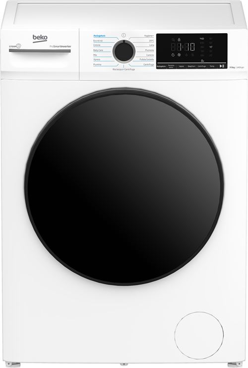 BMDSC7545B machine &agrave; laver avec s&egrave;che linge Pose libre Charge avant Noir D