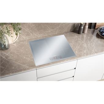 Table de cuisson induction 60cm 4 feux 7400w gris Siemens EX65KHEC1F