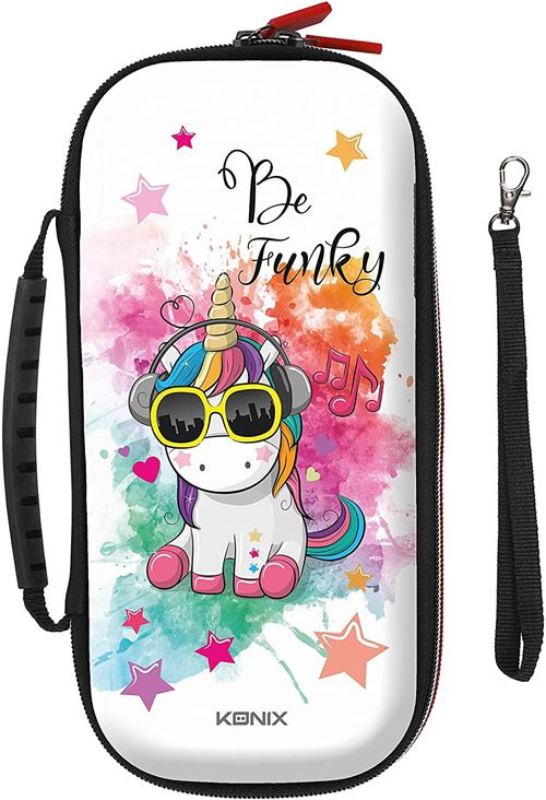 Housse De Protection Licorne Be Funky Konix Switch lite Etui et