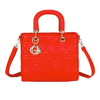 Sac à Main pour Femme Matelassé avec Bandoulière Gallantry Rouge - 1
