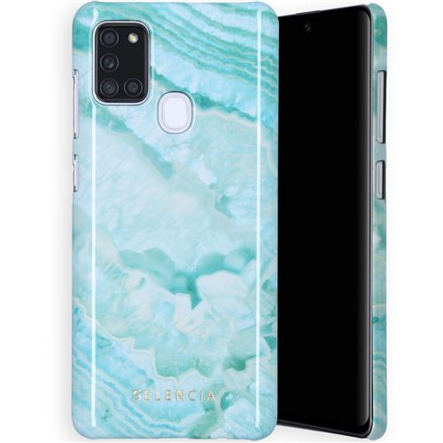 Coque pour Samsung Galaxy A21s Selencia Turquoise/Turquoise