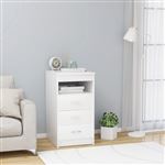 Armoire à tiroirs Blanc 40x50x76 cm Bois d ingénierie