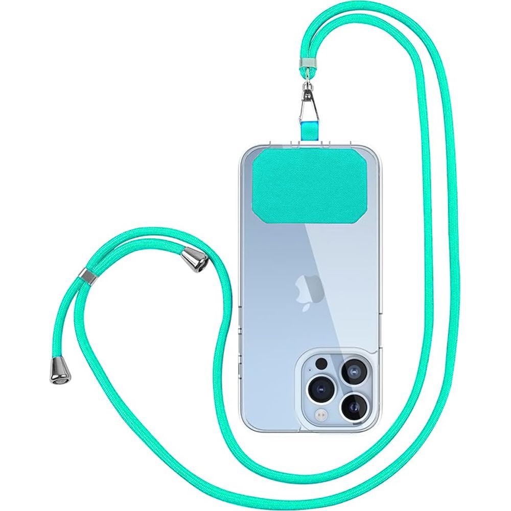 Cordon Tour De Cou Téléphone Portable Réglable - Lanière Nylon Détachable, Antivol, Pour Smartphone - Mains Libres