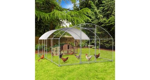 Parc à poules grillagé 15 m²