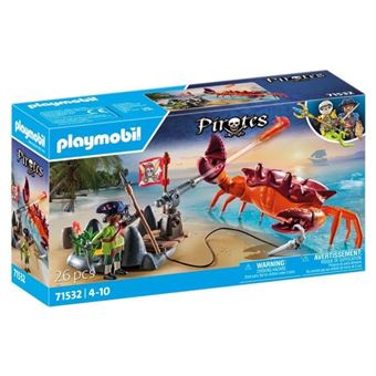Playmobil Pirates 71532 Pirate et crabe géant - 1