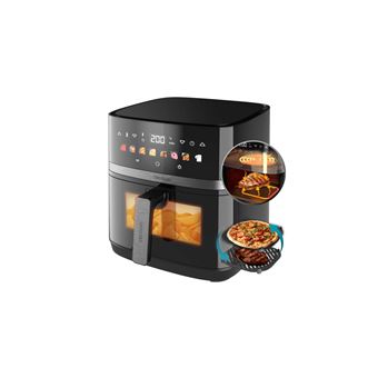 Friteuse à air chaud indépendante Cecotec Cecofry e Grill Duoheat 8000 Single 8 L 2200 W Noir - 1