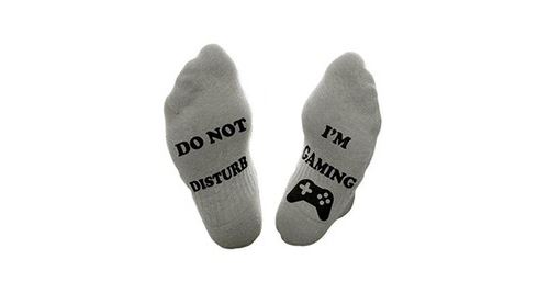 Chaussettes avec inscription do not disturb i'm gaming