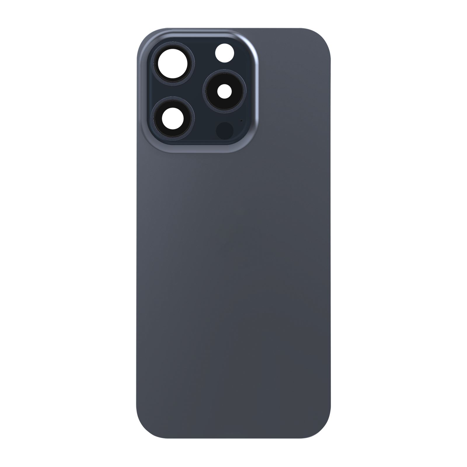 Vitre Arrière De Remplacement Pour IPhone 15 Pro Max - Neuf - Couleur Grise/Noir