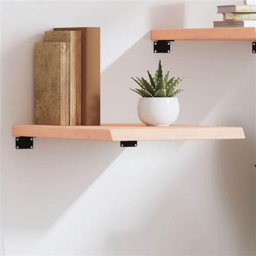 Vidaxl Étagère Murale Chêne Massif 40X50cm Non Traité - Image 3