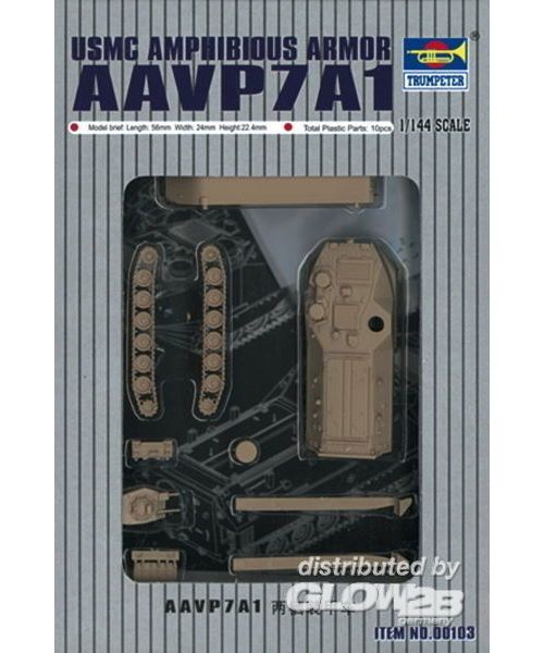 Non Communiqué Aavp7a1 Amphibienfahrzeug - 1:144E - Trumpeter