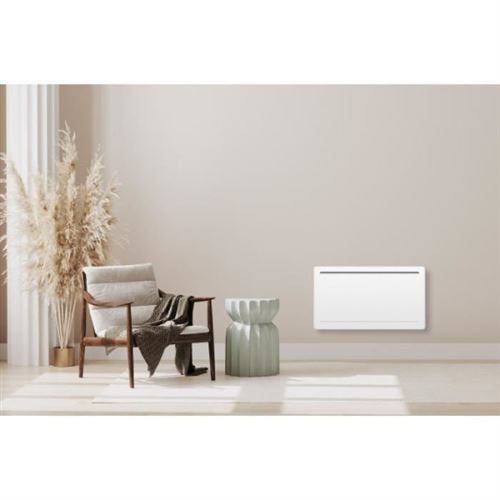 Radiateur &eacute;lectrique fi e a inertie seche c&eacute;ramique 1500W Rubis Design galb&eacute;