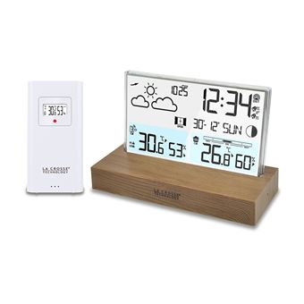 Station météo sans fil en bois La Crosse Technology WS6207MAC - 1