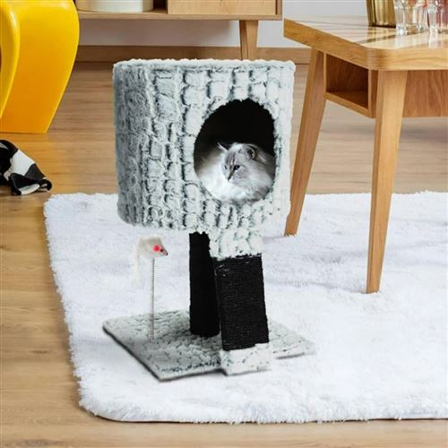 Meilleurs prix pour Pets Collection Arbre à chat sur pied avec souris 30x30x40 cm
