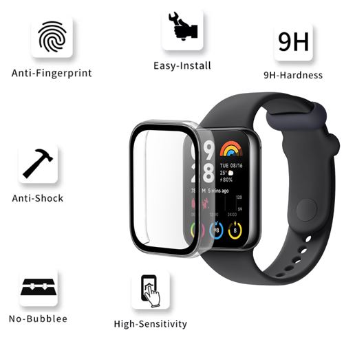 Étui Clip De Remplacement Pour Xiaomi Mi Band 10/9/8 - Fermeture Rapide Et Sécurisée - Couleur Noir - 13