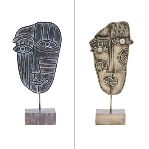 Table Passion Masque Tribal 38 Cm (1 Modèle Aléatoire) - Image 3