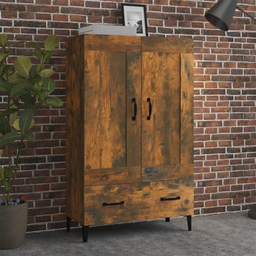 VIDAXL - Buffet Haut - Chêne - 70x31x115 cm - Image 3