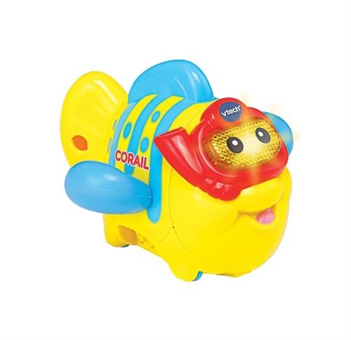 Vtech bain - corail le poisson corail interactif : chansons melodies sons lumieres - version fr - animal tut tut marins