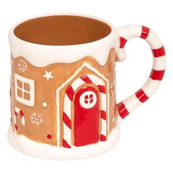 mug dolomite maison pain d'épices 50cl marron - générique 208463 - 1