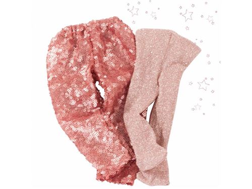 Gotz - Legging glitter pour poupée 42-50cm rose