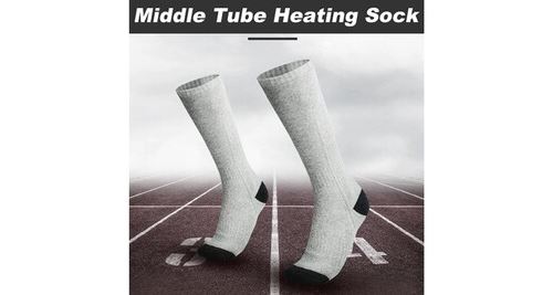 Chaussettes chaudes d'hiver chauffantes intelligentes dans le tube pour hommes