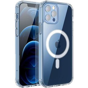 Coque Silicone Aimant pour IPHONE 13 Pro Magnetique Magsafe Transparente - 1