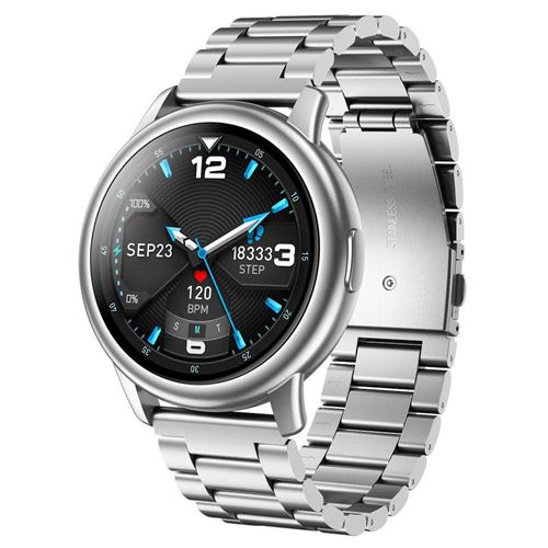 Montre Connectée Chronus LF28 Homme-Argent-Chronus