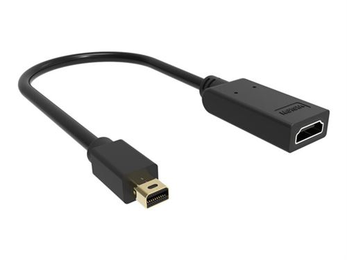 VISION - Adaptateur vidéo - Mini DisplayPort mâle pour HDMI femelle - noir - support 4K