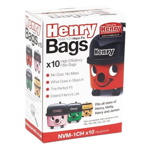Sacs Aspirateur Henry x  10   Numatic