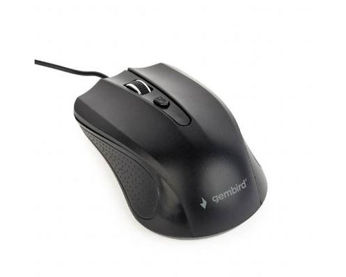 Gembird Noir Mus-4B-01 Souris Bureau Ambidextre Usb Type-A Optique 1200 Dpi - Neuf - Image 3