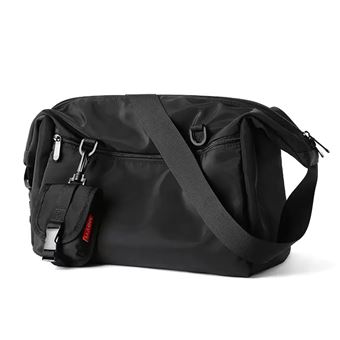 Sac Bandoulière Toile Vintage Pour Homme - Taille 36x13x34 Cm - Poches Multiples - Adapté Tablette 12,9"