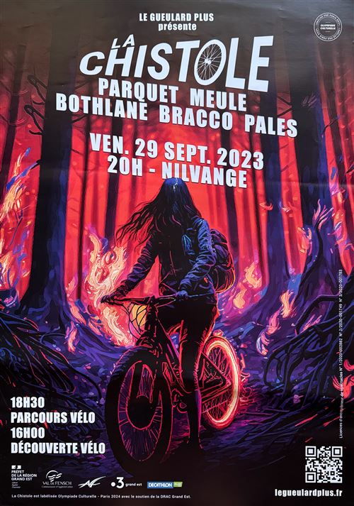 Affiche - La Chistole - Vélo - 60x84cm